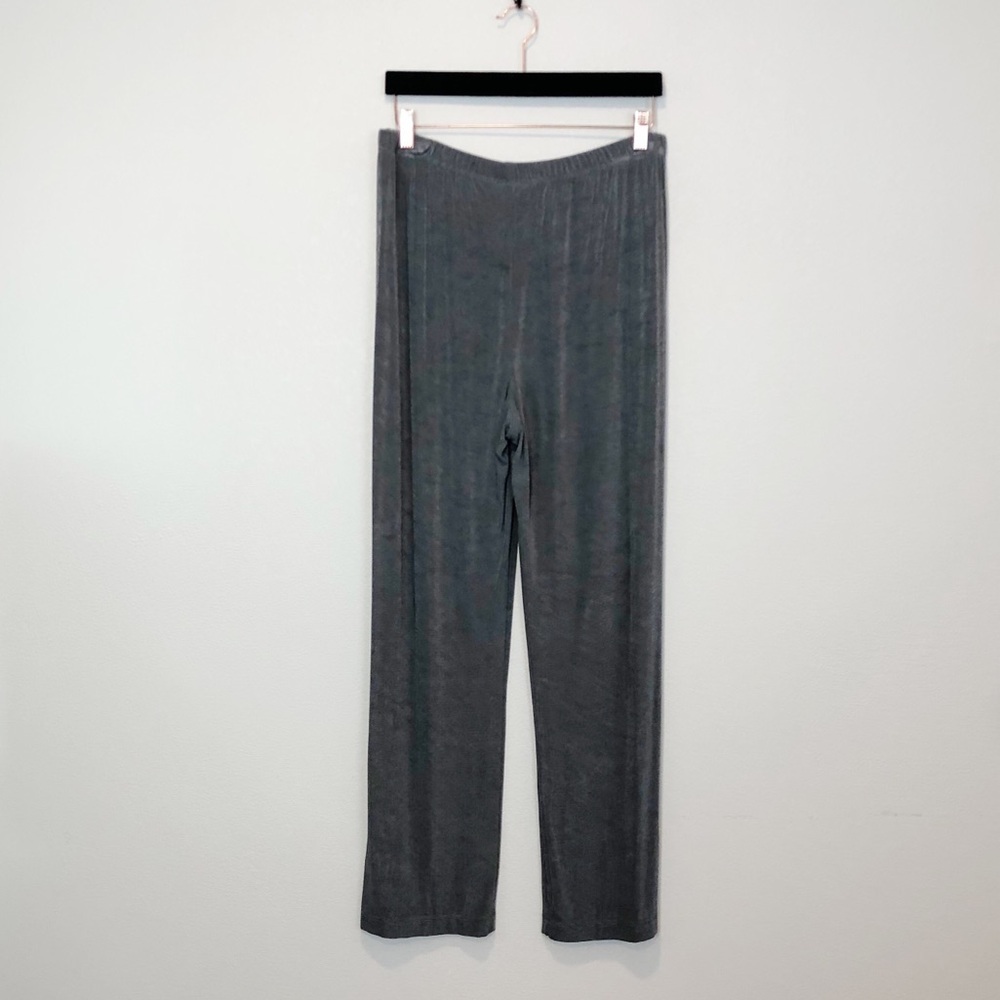 Chico's Charcoal Flow Tunic & Wide-Leg Pants Set - Picture 10 of 15
